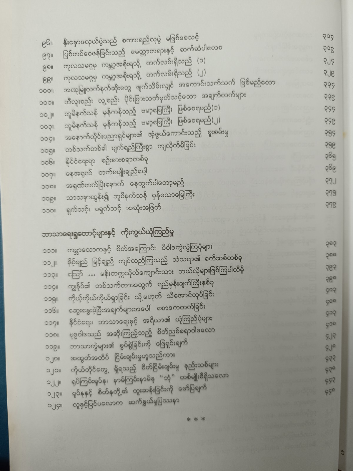 အတွေးအခေါ် ဆောင်းပါးများ ပေါင်းချုပ် (၂)