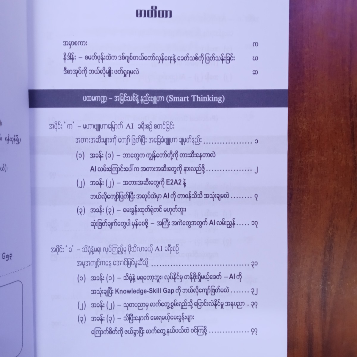 AI ခေတ်သစ်လူသားတို့ရဲ့ခရီးစဉ် (မောင်မောင်လင်း)