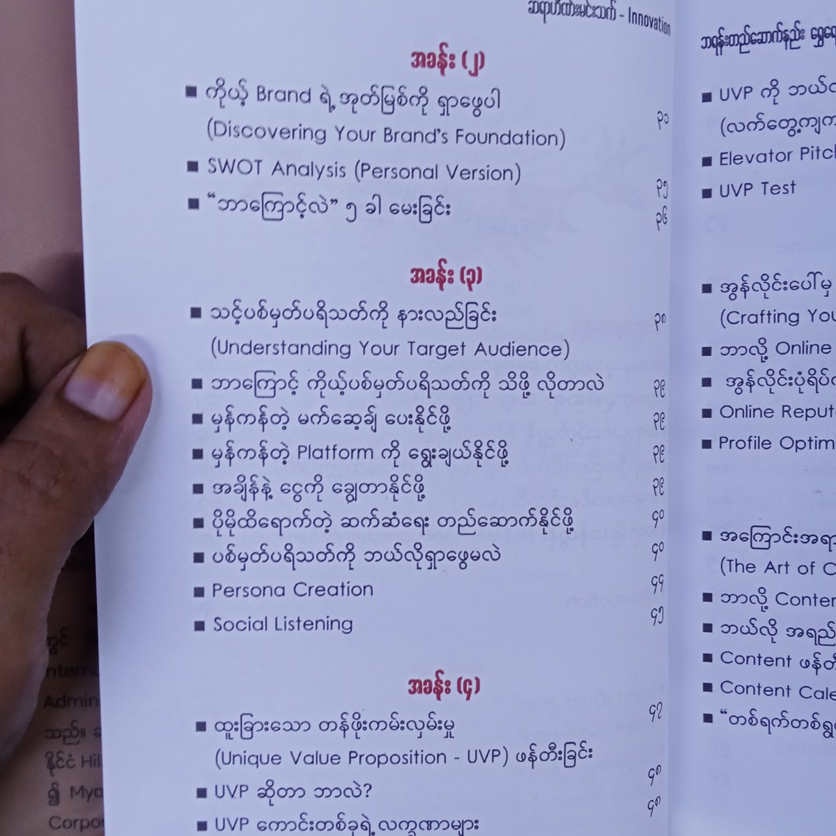 ဘရန်းဒင်းတည်ဆောက်နည်းရွှေရောင်စည်းမျဉ်းများ(ဆရာဟိဏ်းမင်းသက်)