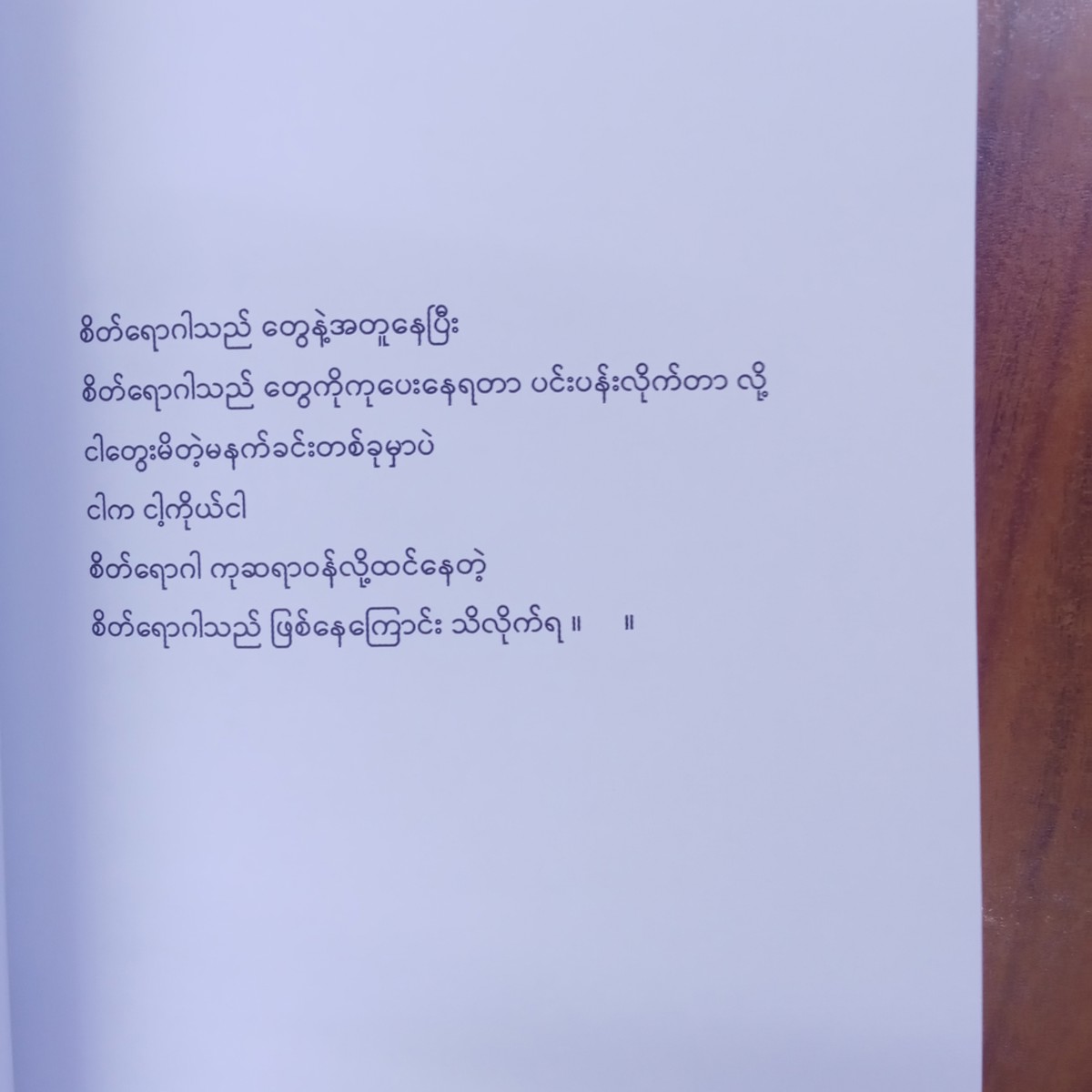 အခြစ်နည်းနည်းစာများများ(ခန့်နေညို)