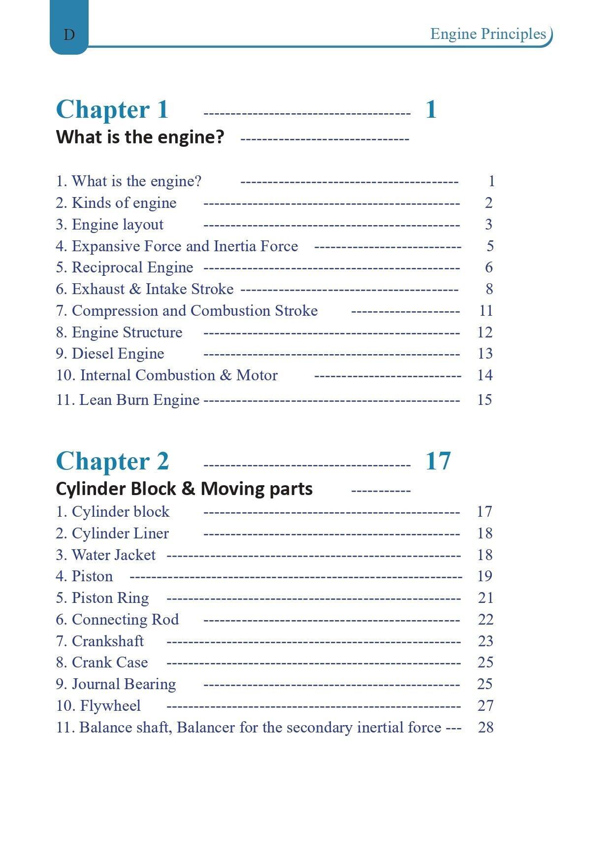 Engine Principles (မော်တော်ယာဉ် အင်ဂျင်ပိုင်းစာအုပ်) (ကျော်ဇင်ကောင်း)