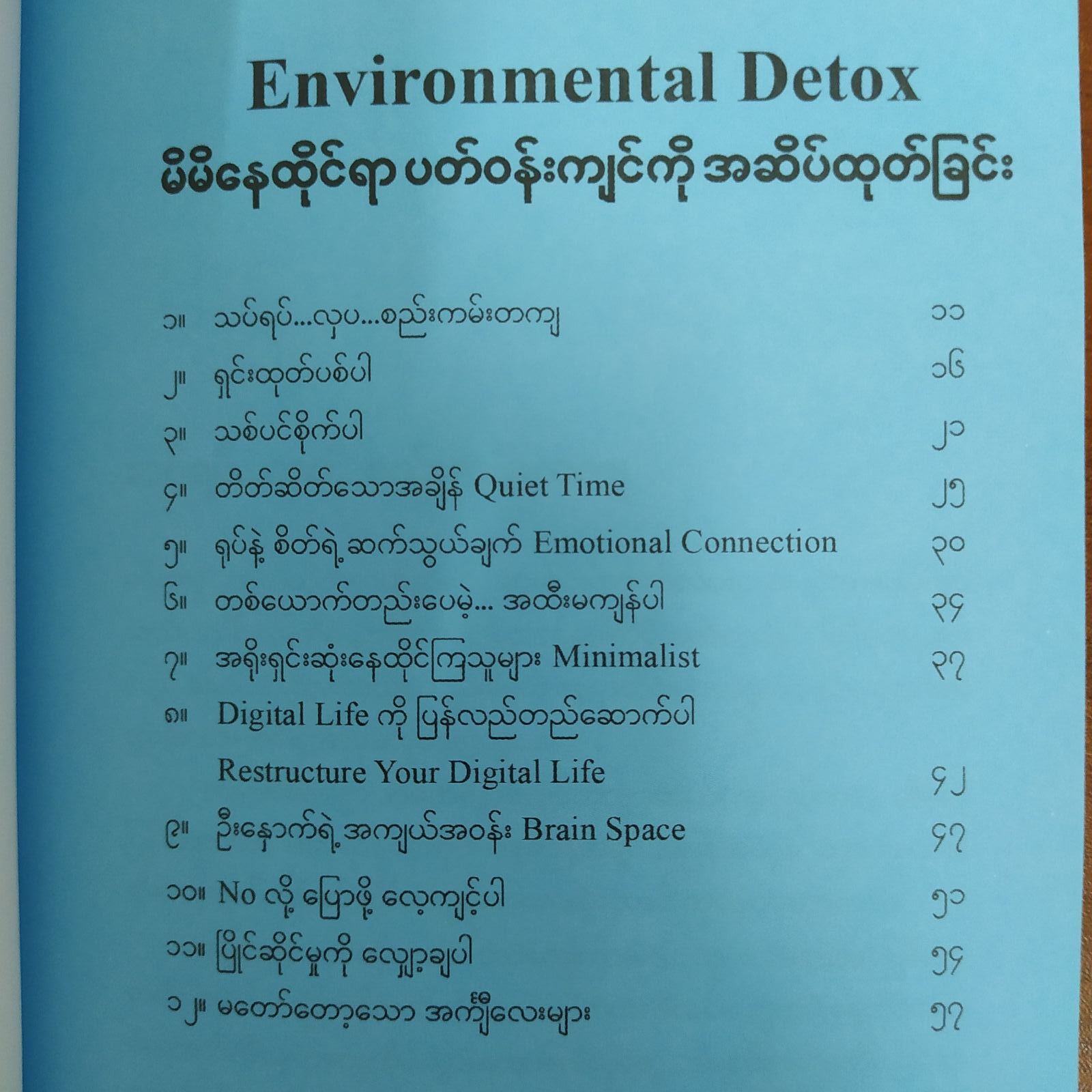 စိတ်ကို အဆိပ်ထုတ်ခြင်း (မွန်ဟော်စီ)