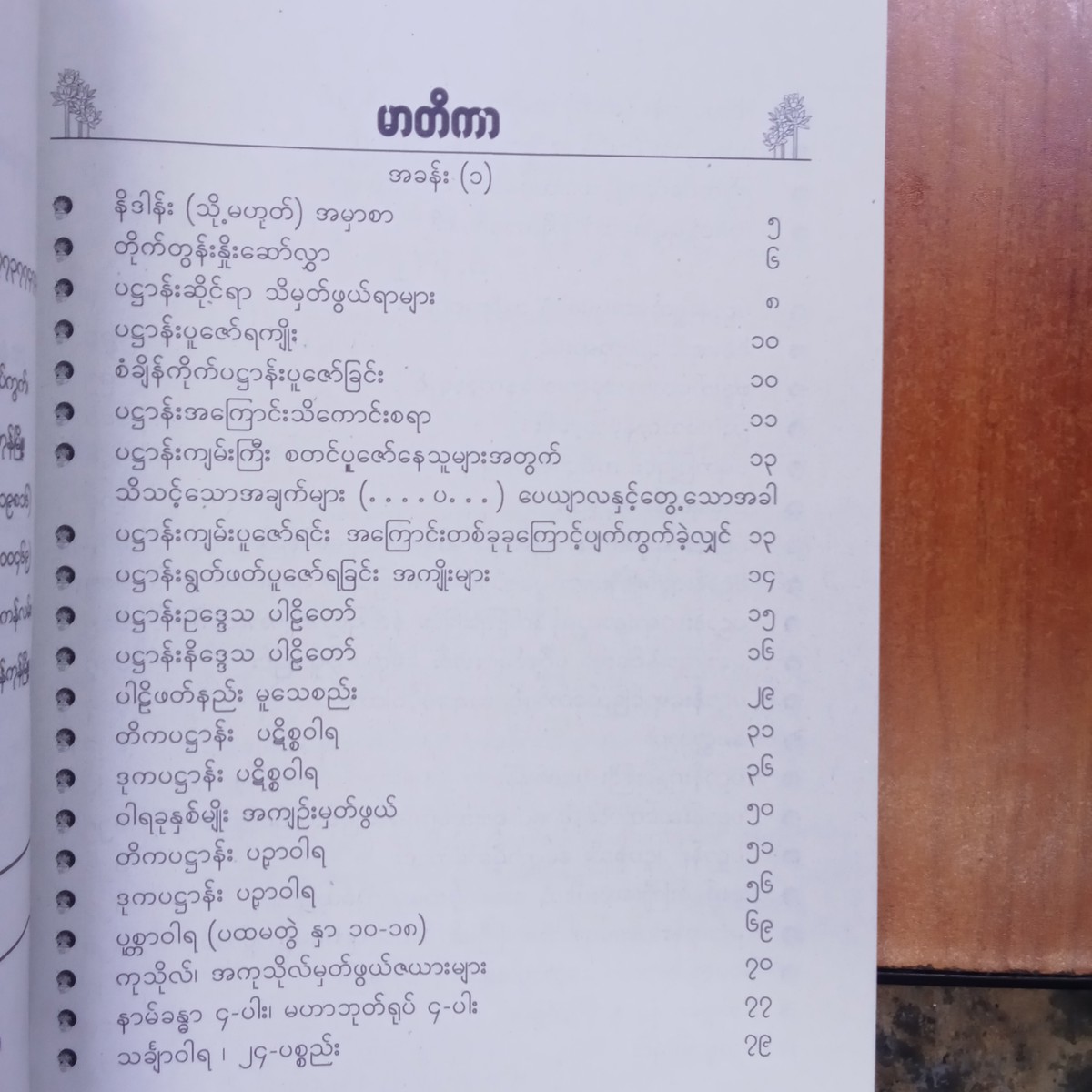 ပဋ္ဌာန်း(၅)ကျမ်း (အရှင်သီလာနန္ဒ)