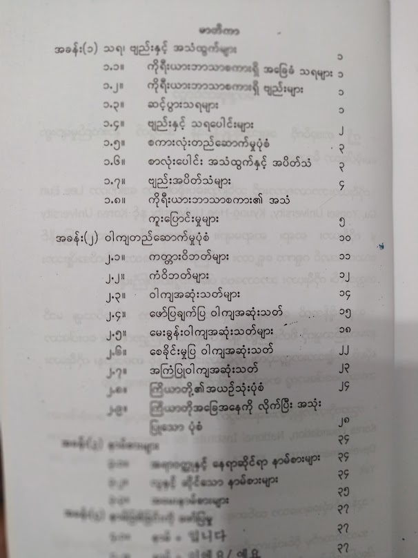 ကိုရီးယား သဒ္ဒါနှင့် လေ့ကျင့်ခန်းများ (ဒေါ်မြင့်မြင့်မော်)