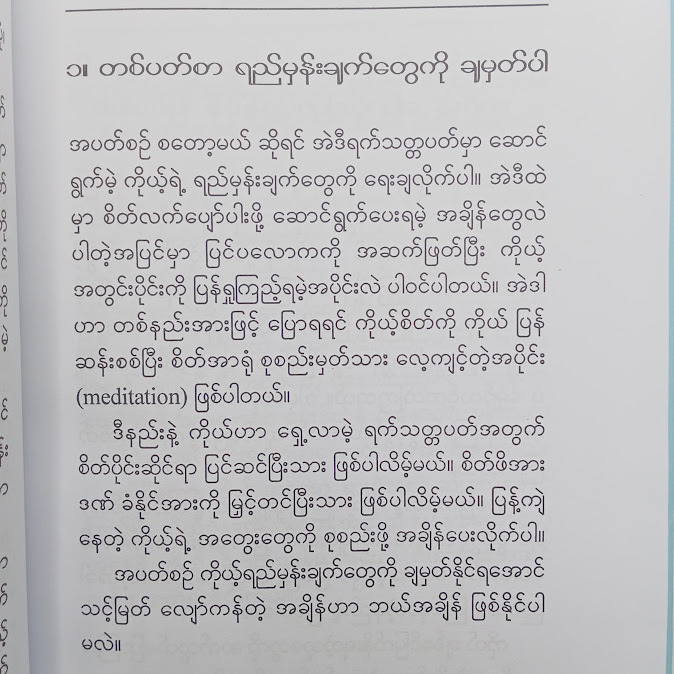 သောကကို စီမံခန့်ခွဲခြင်း - ကြည်ရွှန်း