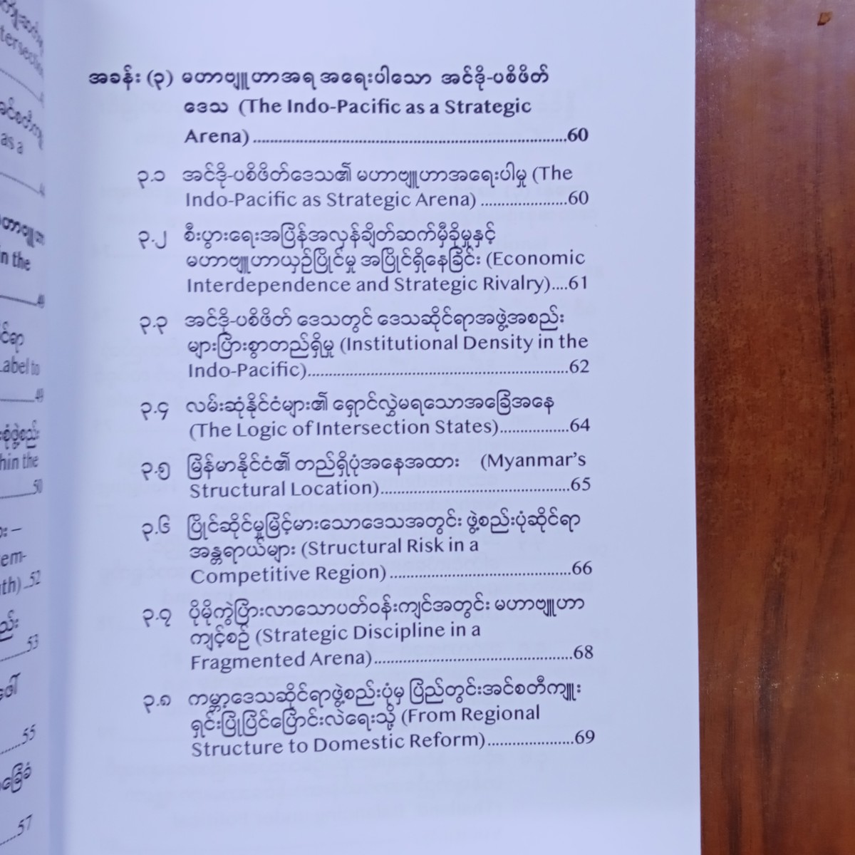 မြန်မာနိုင်ငံ၏မဟာဗျုဟာလွတ်လပ်ခွင့်နှင့်အင်စတီကျုးရှင်းပြုပြင်ပြောင်းလဲရေး(ကျော်လှိုင်)