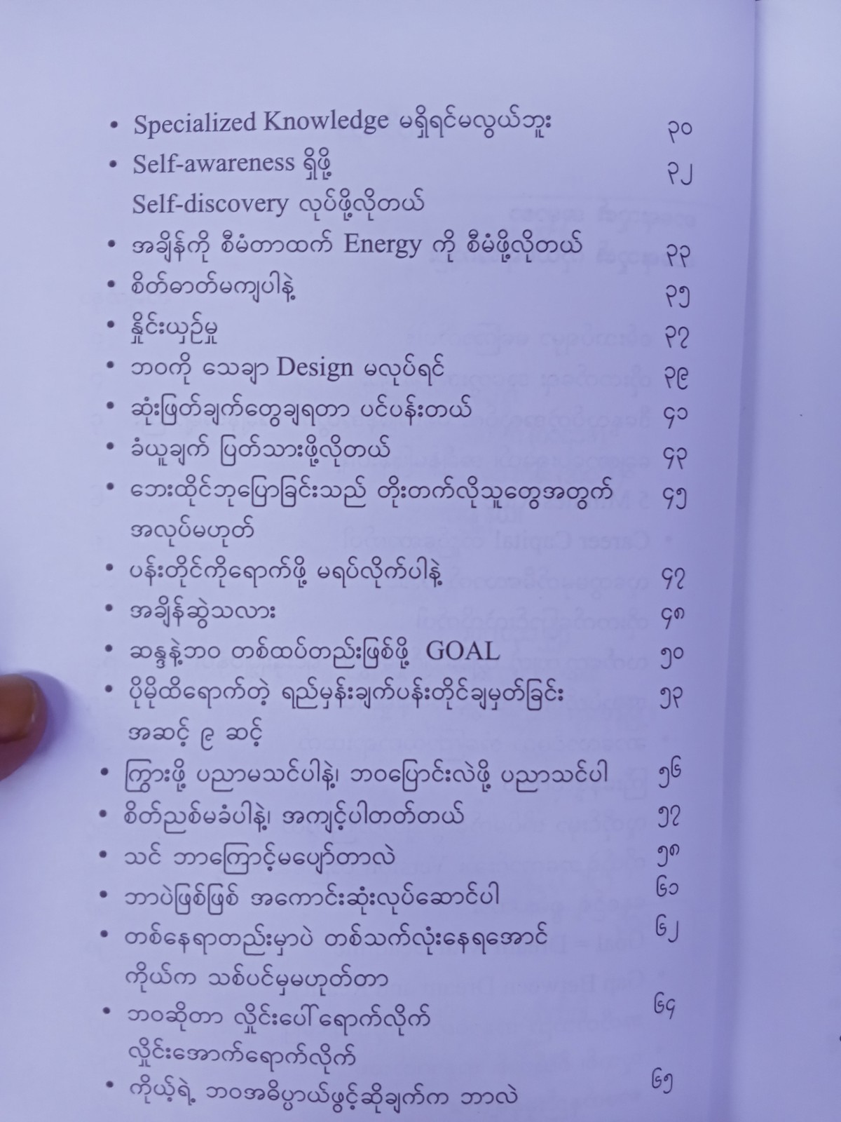လူတွေမမှတ်မိလောက်အောင်တိုးတက်ပြောင်းလဲလိုက်ပါ