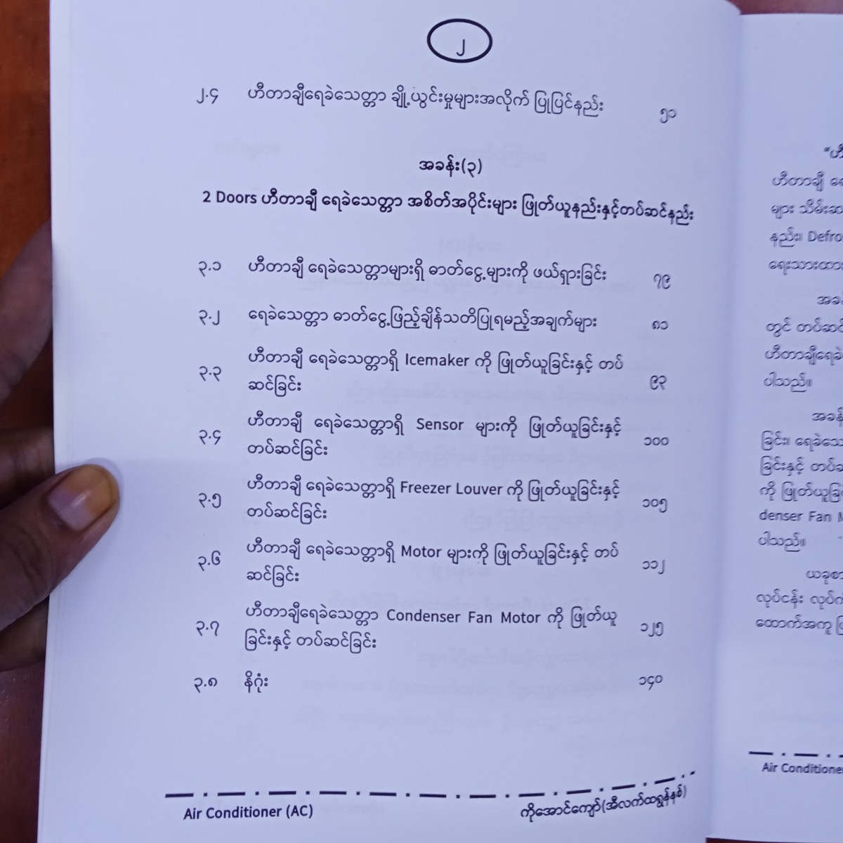 ဟီတာချီရေခဲသေတ္တာများပြုပြင်နည်း(ကိုအောင်ကျော်)