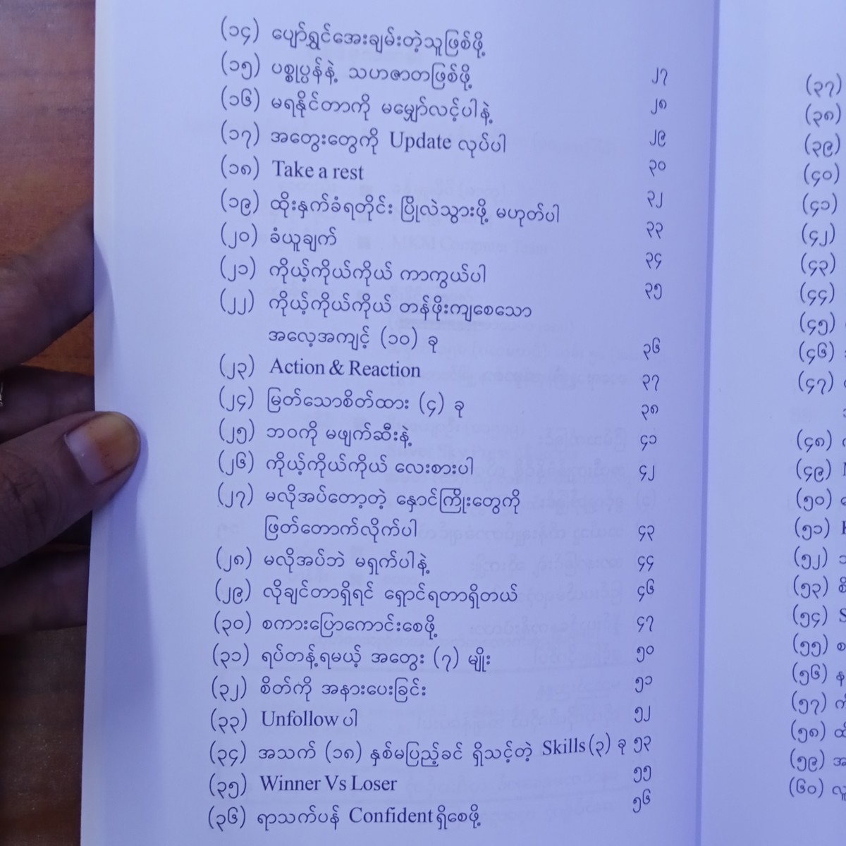 ကိုယ်ပိုင်အရည်အချင်းနဲ့တောက်ပလိုက်ပါ